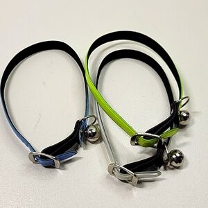 NEW Set of 3 dog puppy pet collars with bell charm